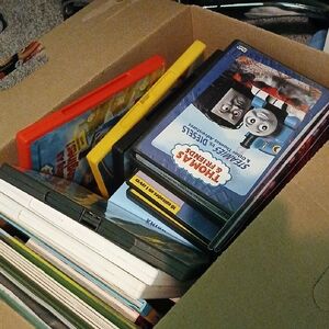 Children's DVD And Books Collection
